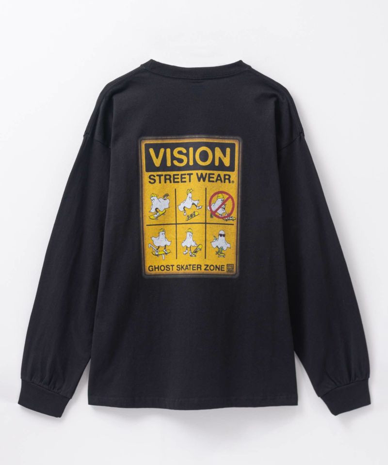 VISION STREET WEAR  ゴーストサインボード長袖Tシャツ メンズ商品画像-5