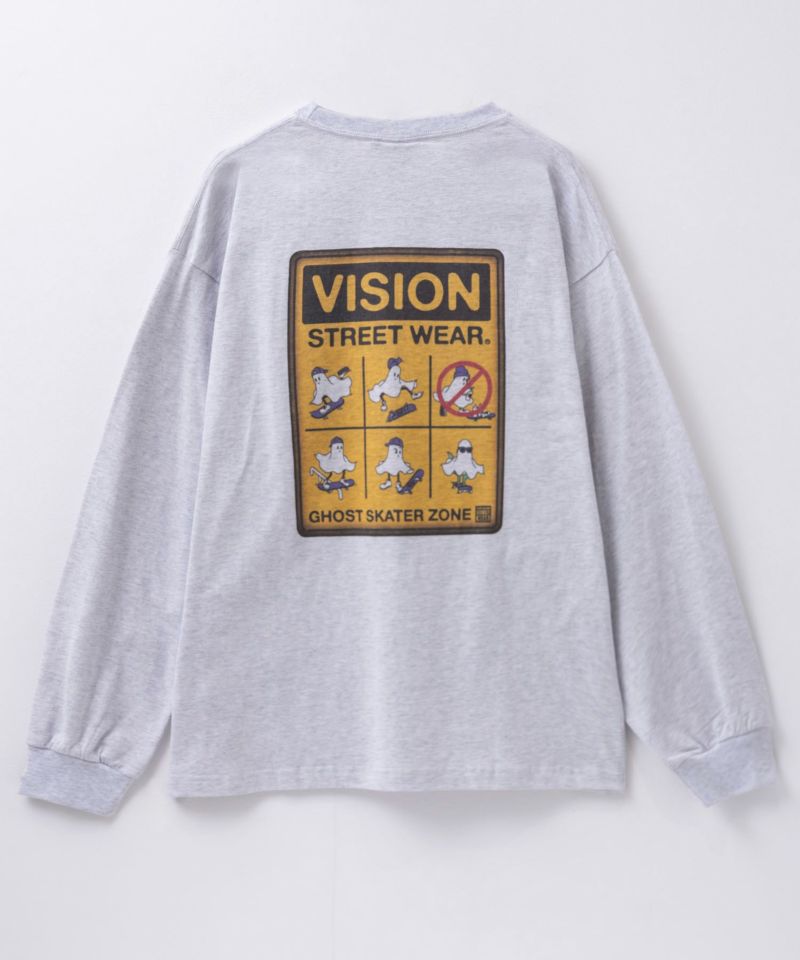 VISION STREET WEAR  ゴーストサインボード長袖Tシャツ メンズ商品画像-9