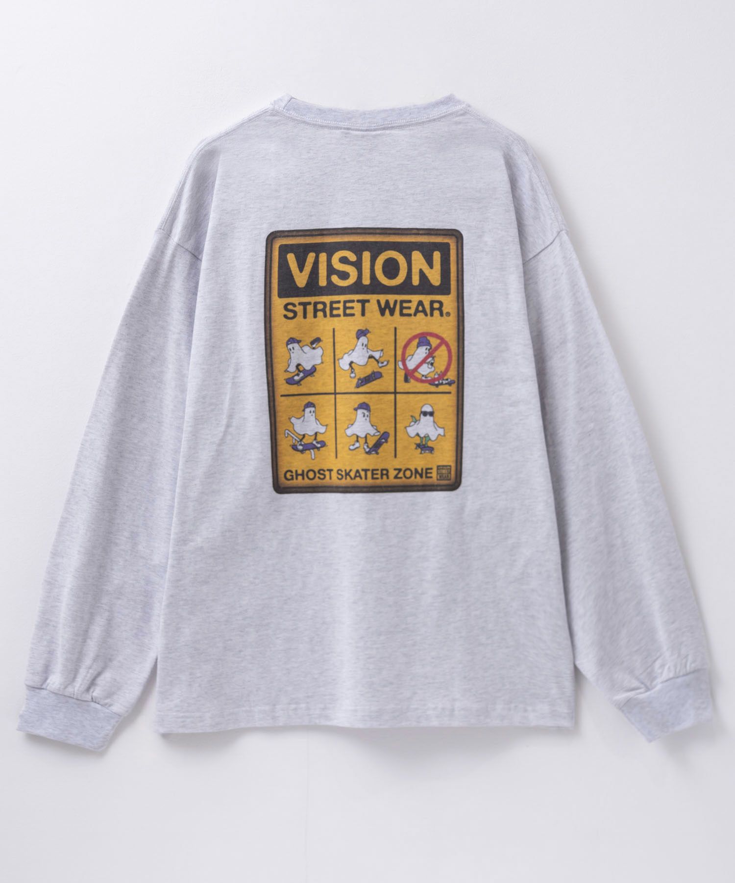 VISION STREET WEAR  ゴーストサインボード長袖Tシャツ メンズ商品サムネイル-9