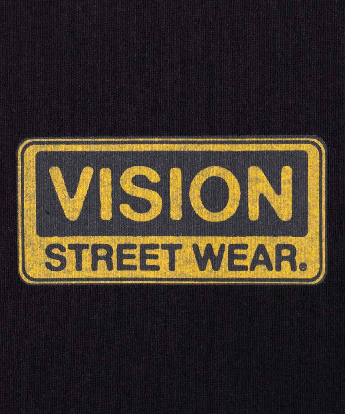 VISION STREET WEAR ゴーストサインボード長袖Tシャツ メンズ