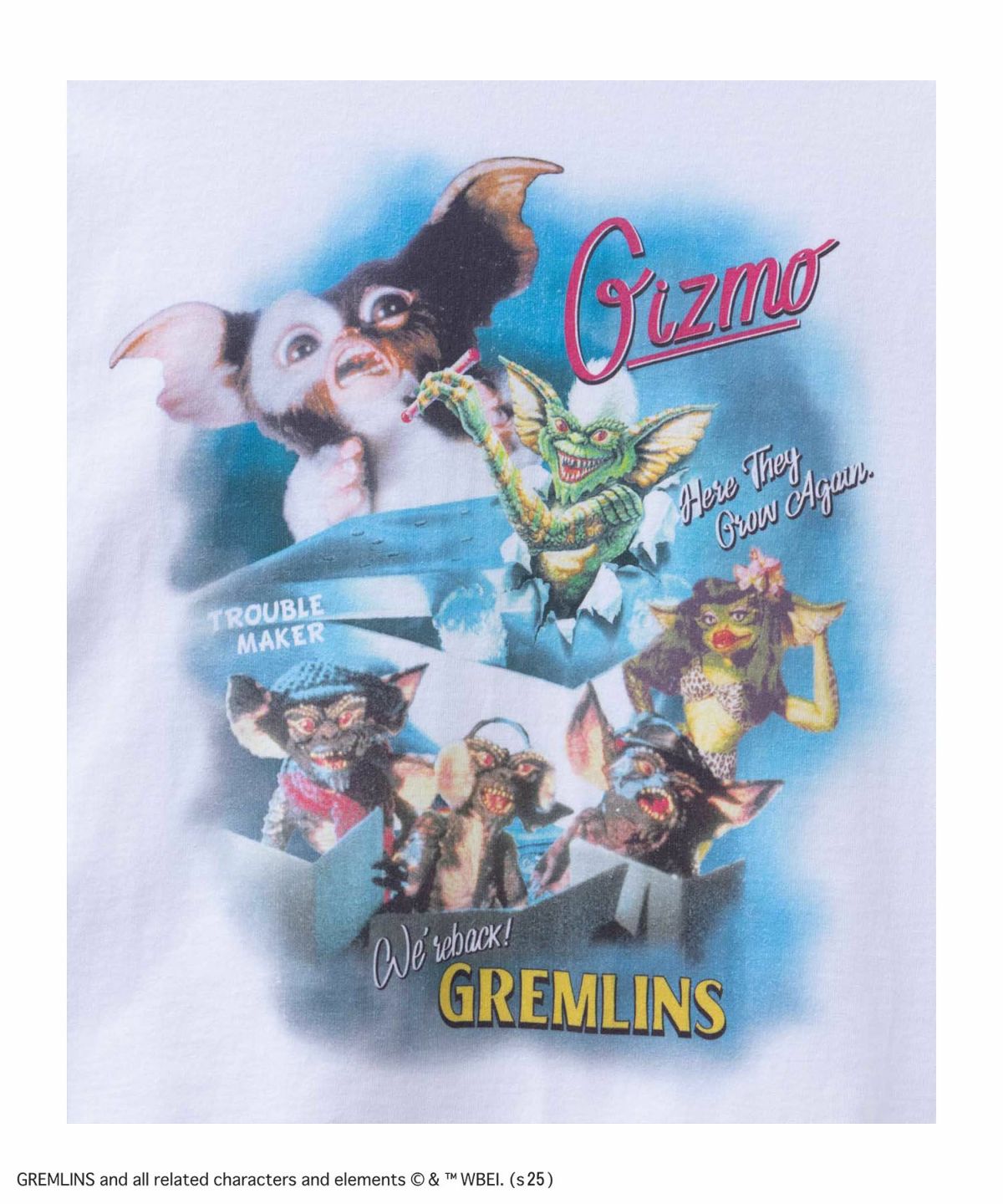 GREMLINS 長袖Tシャツ メンズ