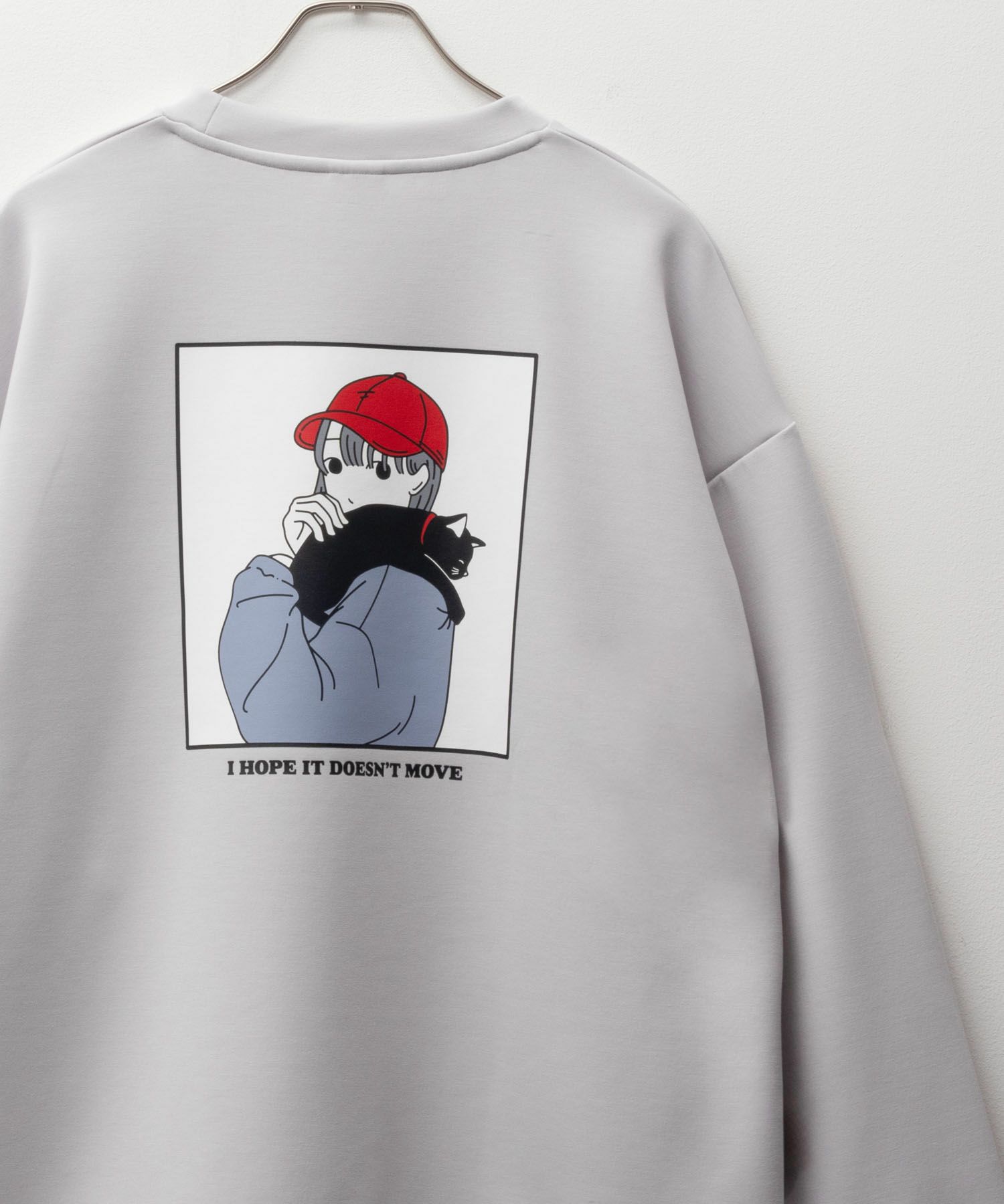 RED CAP GIRL  ポンチ素材 バックプリントクルーネック メンズ商品画像-4