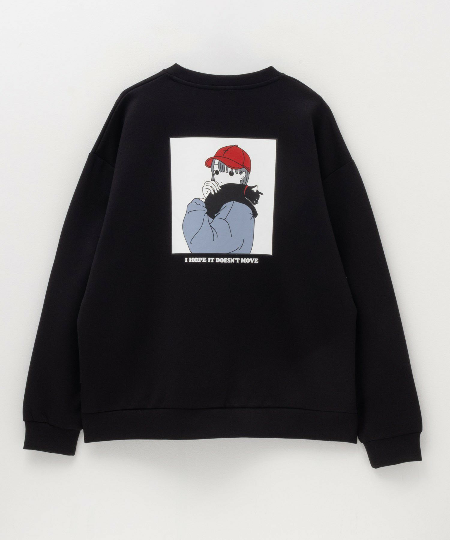 RED CAP GIRL  ポンチ素材 バックプリントクルーネック メンズ商品画像-6
