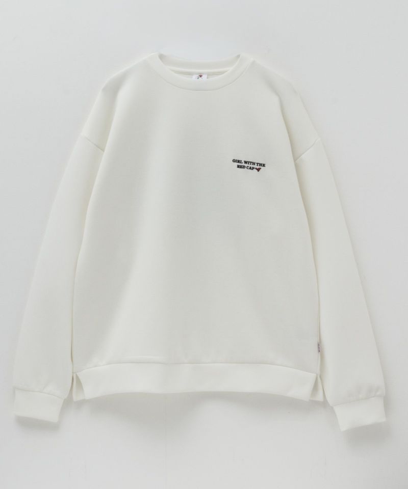 RED CAP GIRL  ポンチ素材 バックプリントクルーネック メンズ商品画像-7