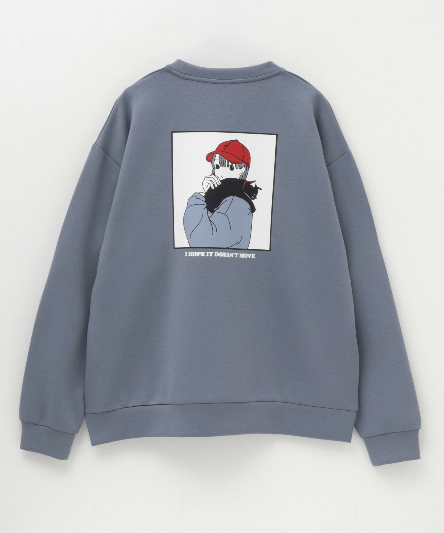 RED CAP GIRL  ポンチ素材 バックプリントクルーネック メンズ商品画像-10