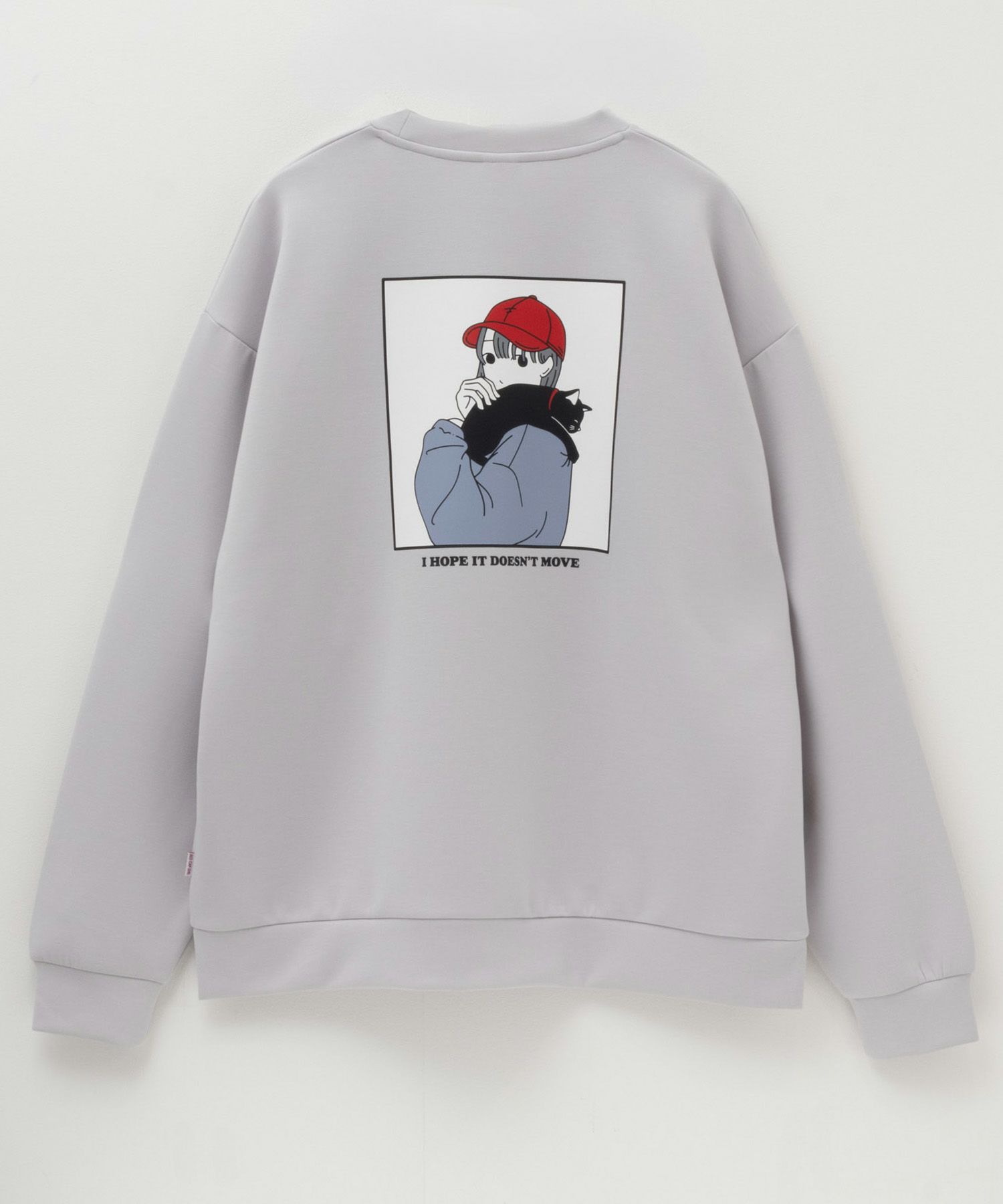 RED CAP GIRL  ポンチ素材 バックプリントクルーネック メンズ商品画像-12