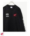 Honda 袖ロゴ長袖Tシャツ メンズ