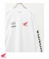 Honda 袖ロゴ長袖Tシャツ メンズ