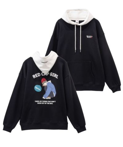 RED CAP GIRL  裏毛フーディー メンズ