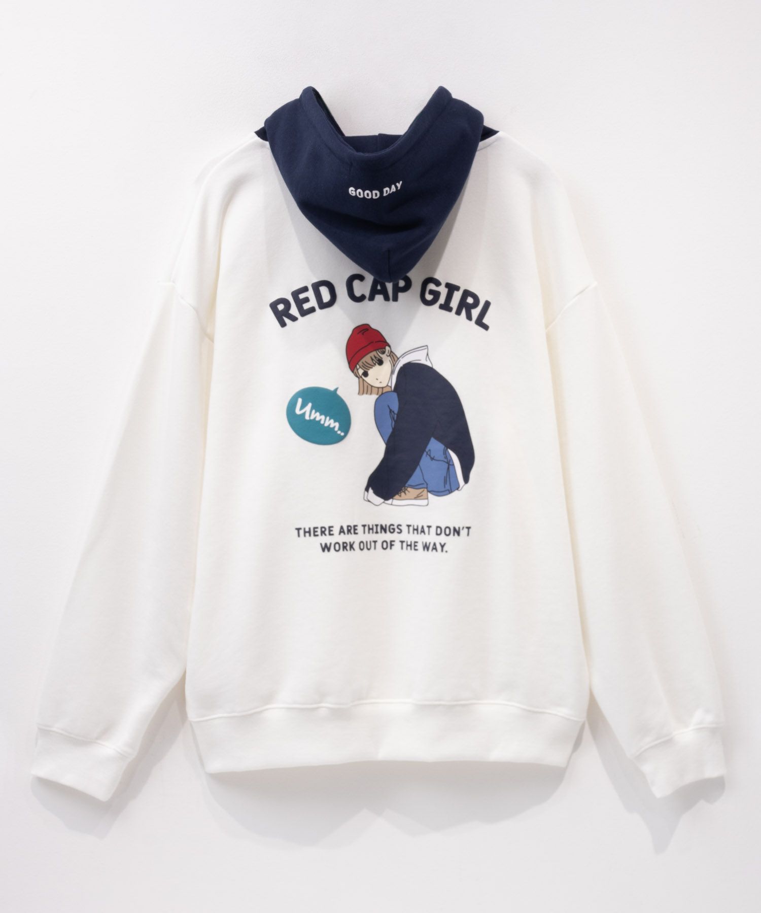 RED CAP GIRL 裏毛フーディー メンズ商品サムネイル-8