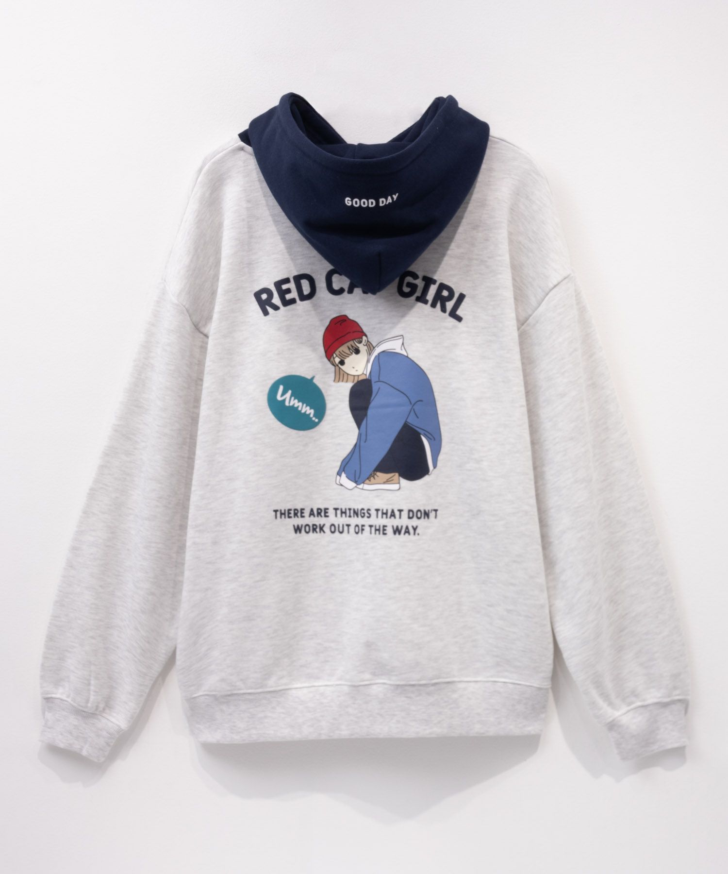 RED CAP GIRL 裏毛フーディー メンズ商品サムネイル-10