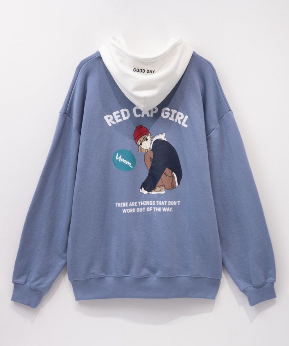 RED CAP GIRL 裏毛フーディー メンズ