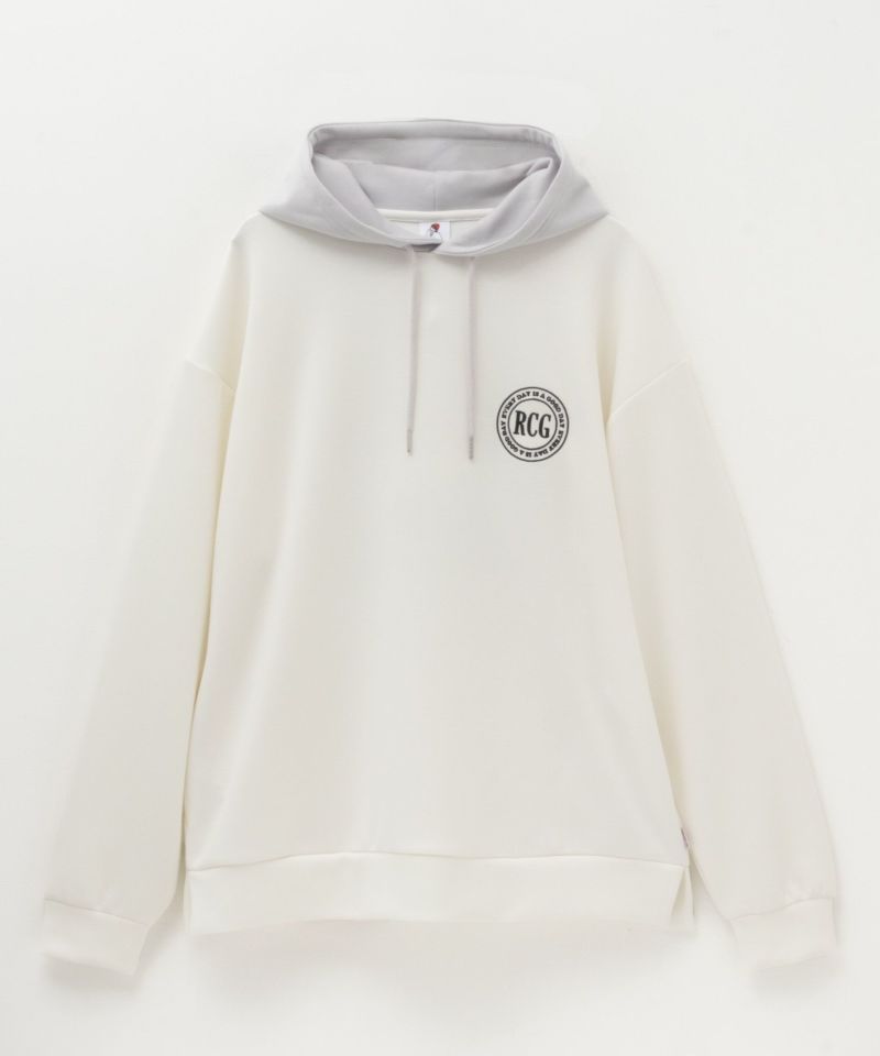 RED CAP GIRL  ポンチ素材 バックプリントフーディー メンズ商品画像-7