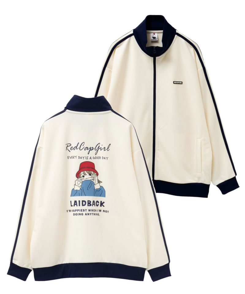 RED CAP GIRL  バックプリントジャージトラックジャケット メンズ商品画像-1