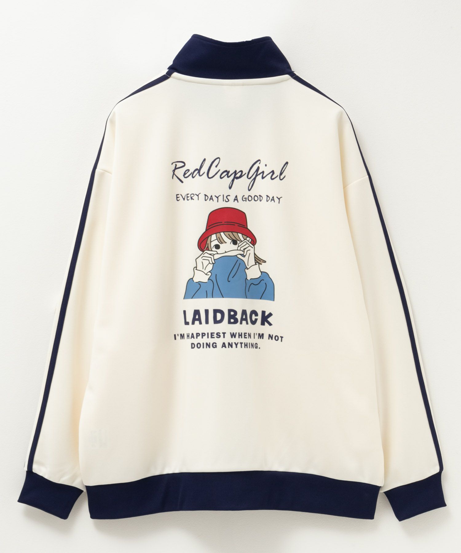 RED CAP GIRL  バックプリントジャージトラックジャケット メンズ商品サムネイル-4