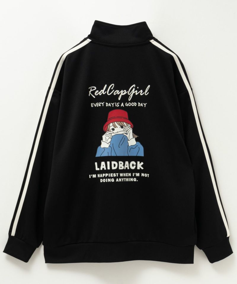 RED CAP GIRL  バックプリントジャージトラックジャケット メンズ商品画像-6