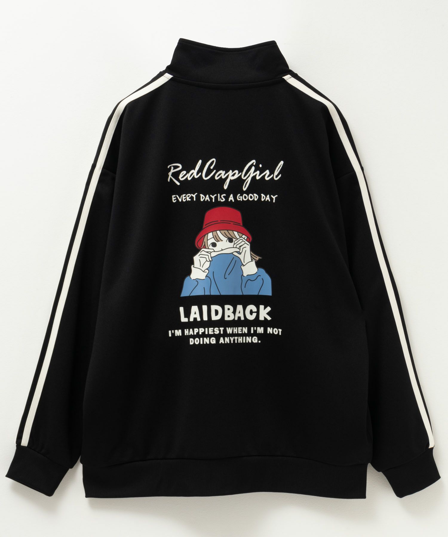 RED CAP GIRL  バックプリントジャージトラックジャケット メンズ商品サムネイル-6