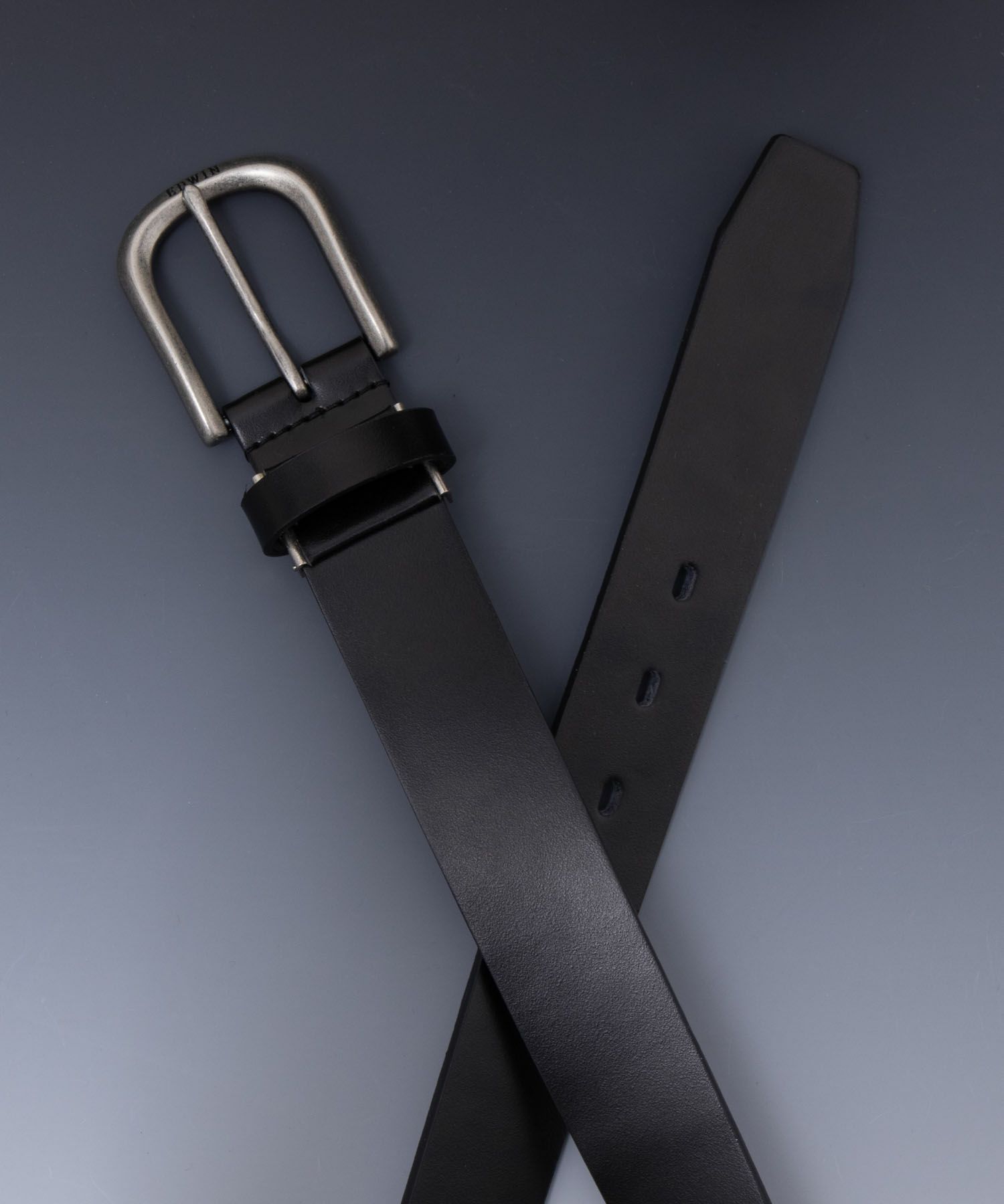 EDWIN 本革ロングベルト35mm幅 メンズ