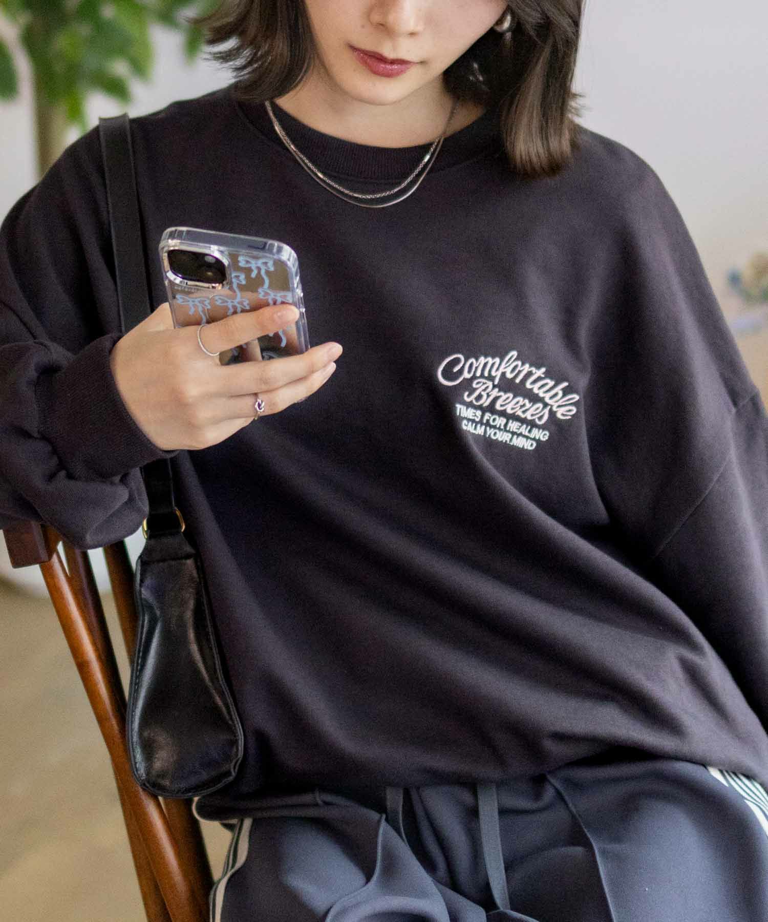 UNDERWRAPS  刺繍BIGトレーナー レディース商品サムネイル-7