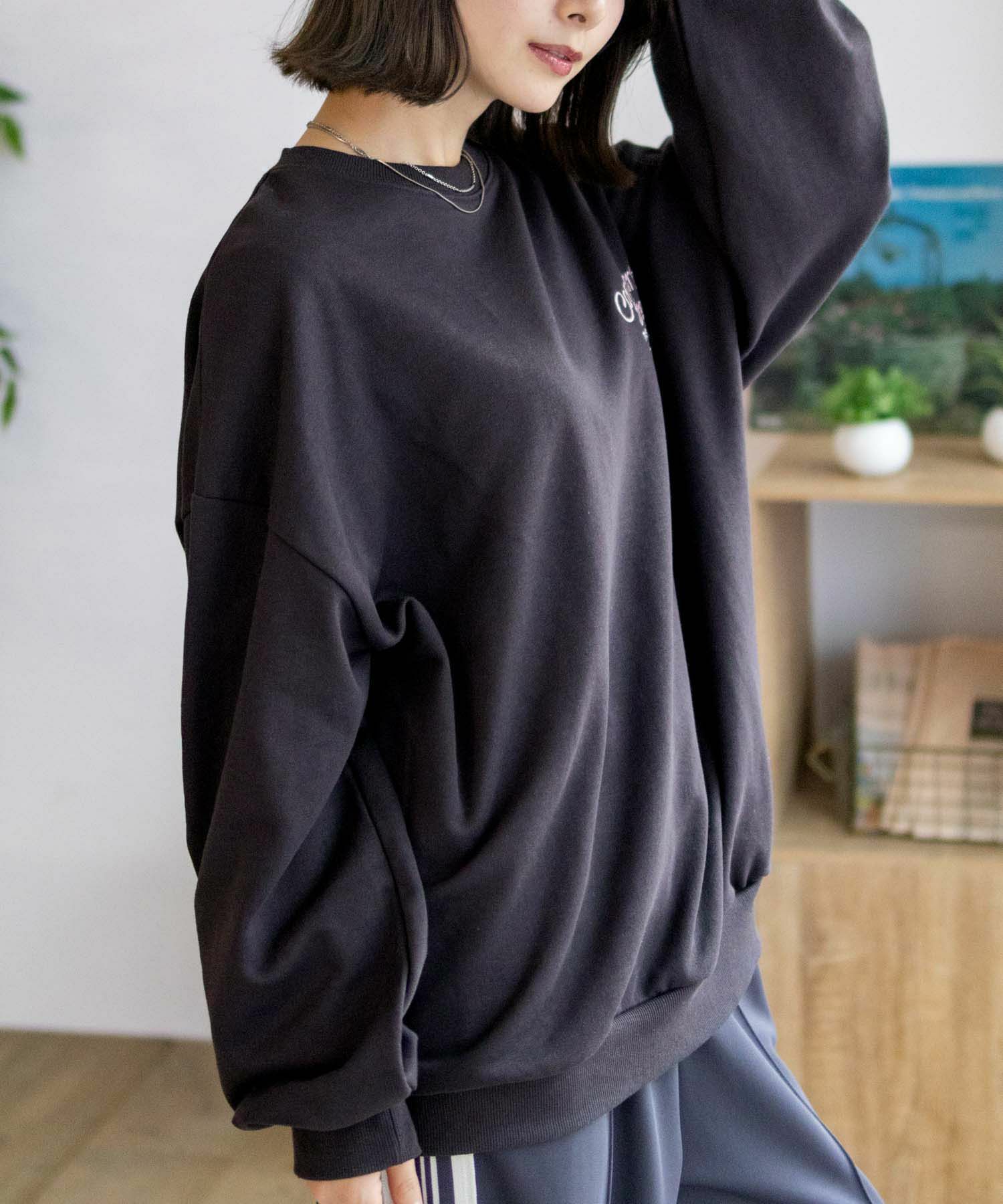 UNDERWRAPS  刺繍BIGトレーナー レディース商品サムネイル-8