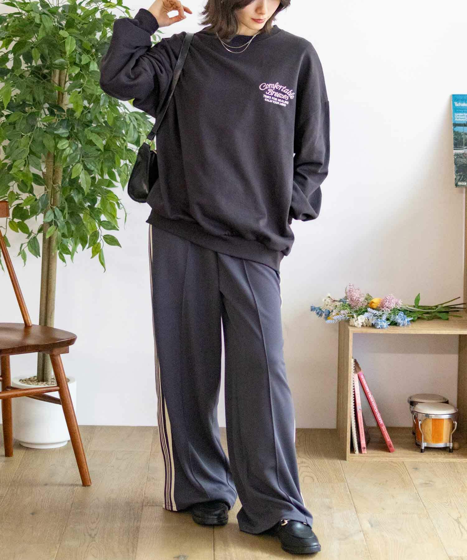 UNDERWRAPS 刺繍BIGトレーナー レディース