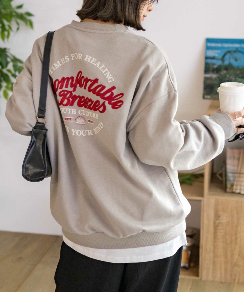 UNDERWRAPS  刺繍BIGトレーナー レディース商品画像-18