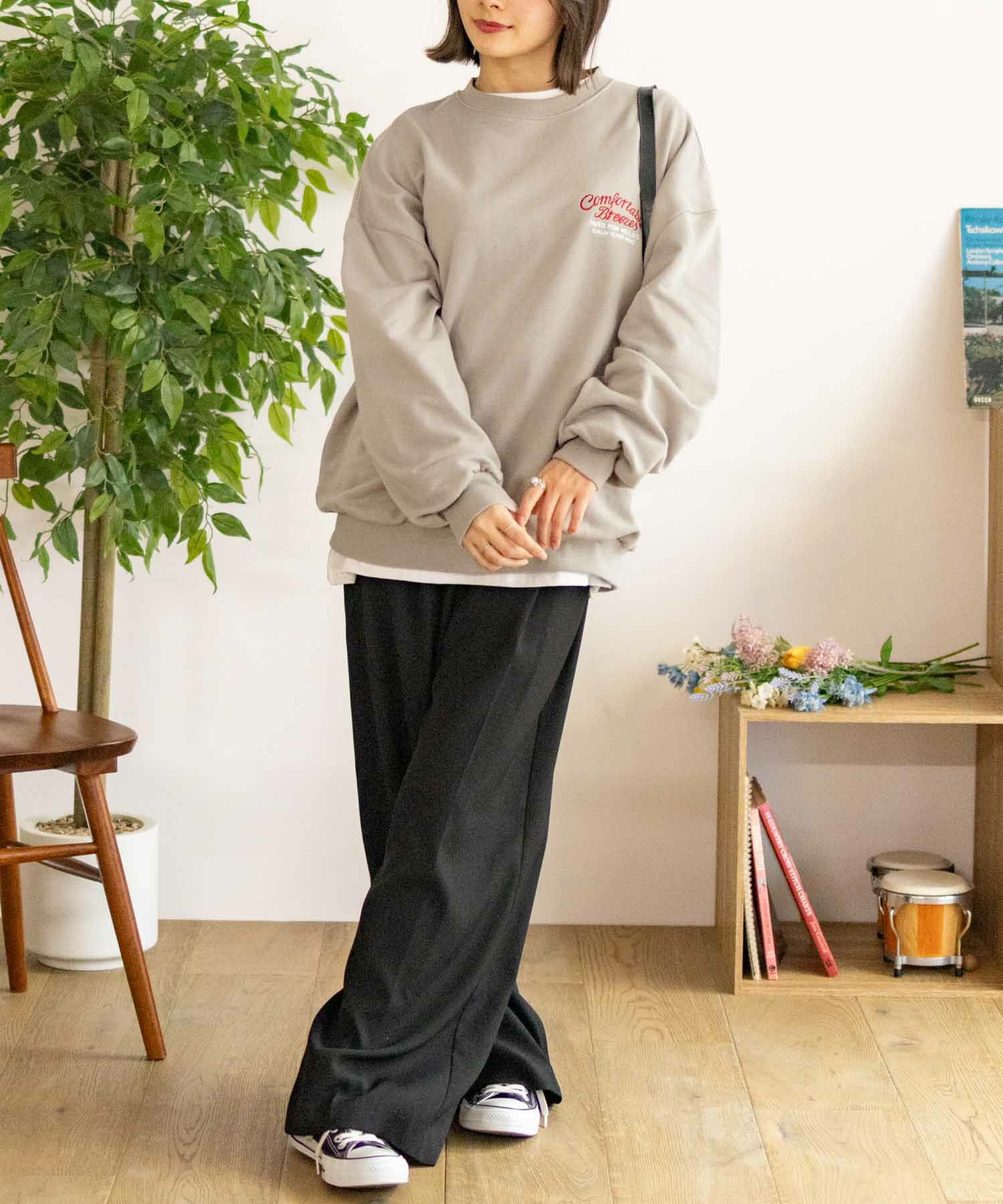 UNDERWRAPS  刺繍BIGトレーナー レディース商品サムネイル-20