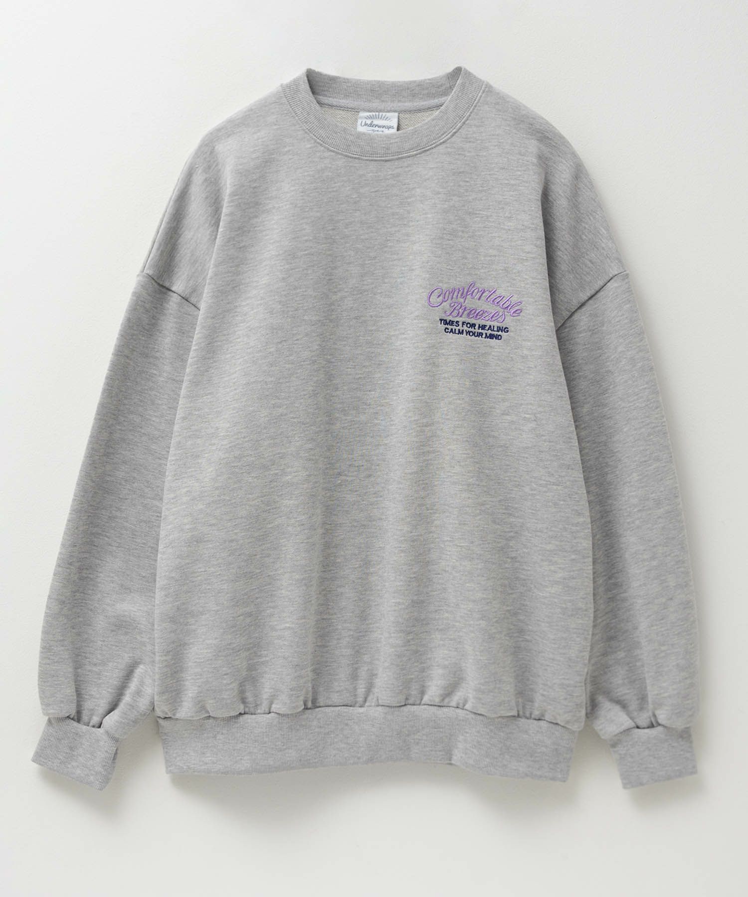 UNDERWRAPS 刺繍BIGトレーナー レディース