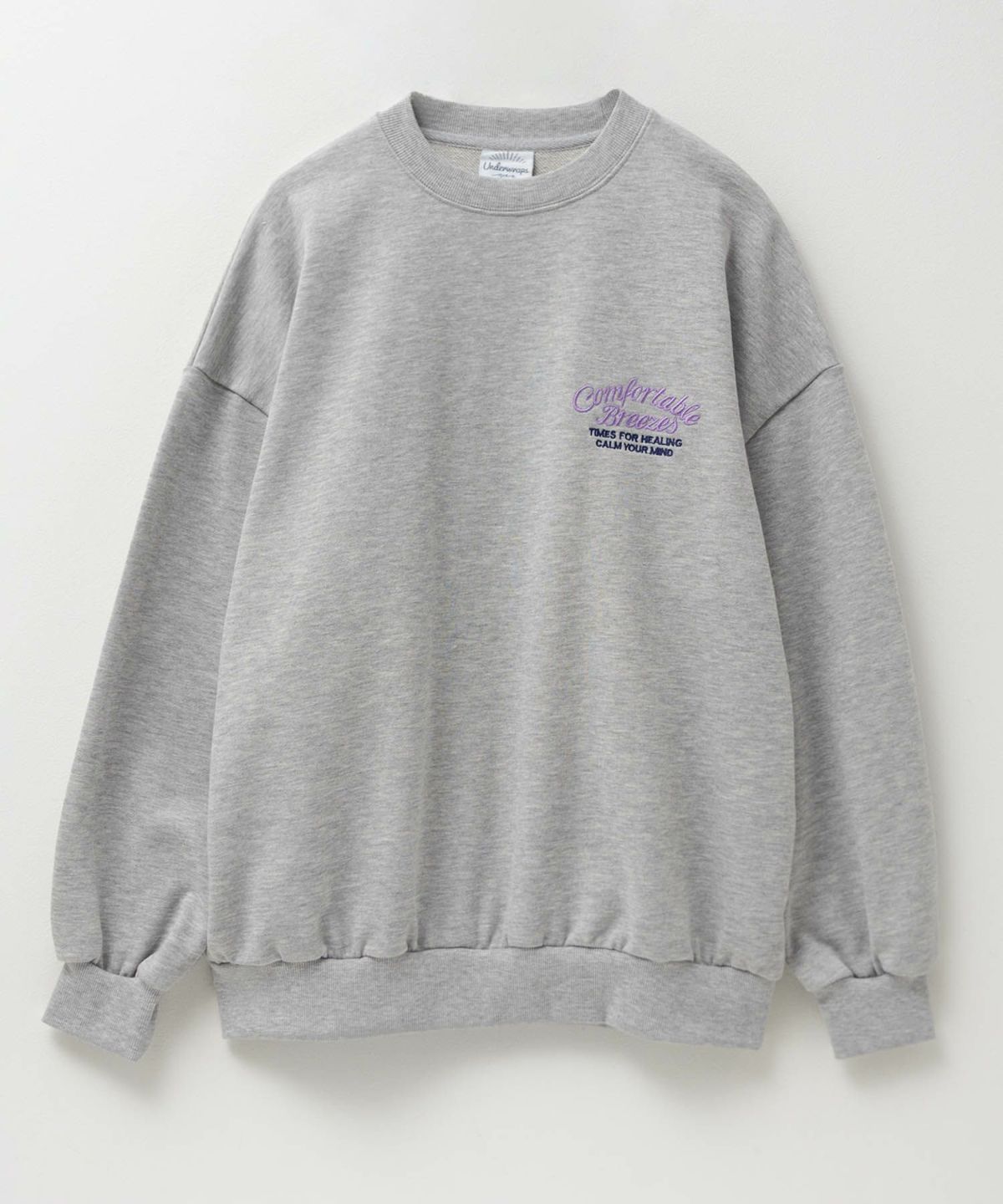 UNDERWRAPS 刺繍BIGトレーナー レディース