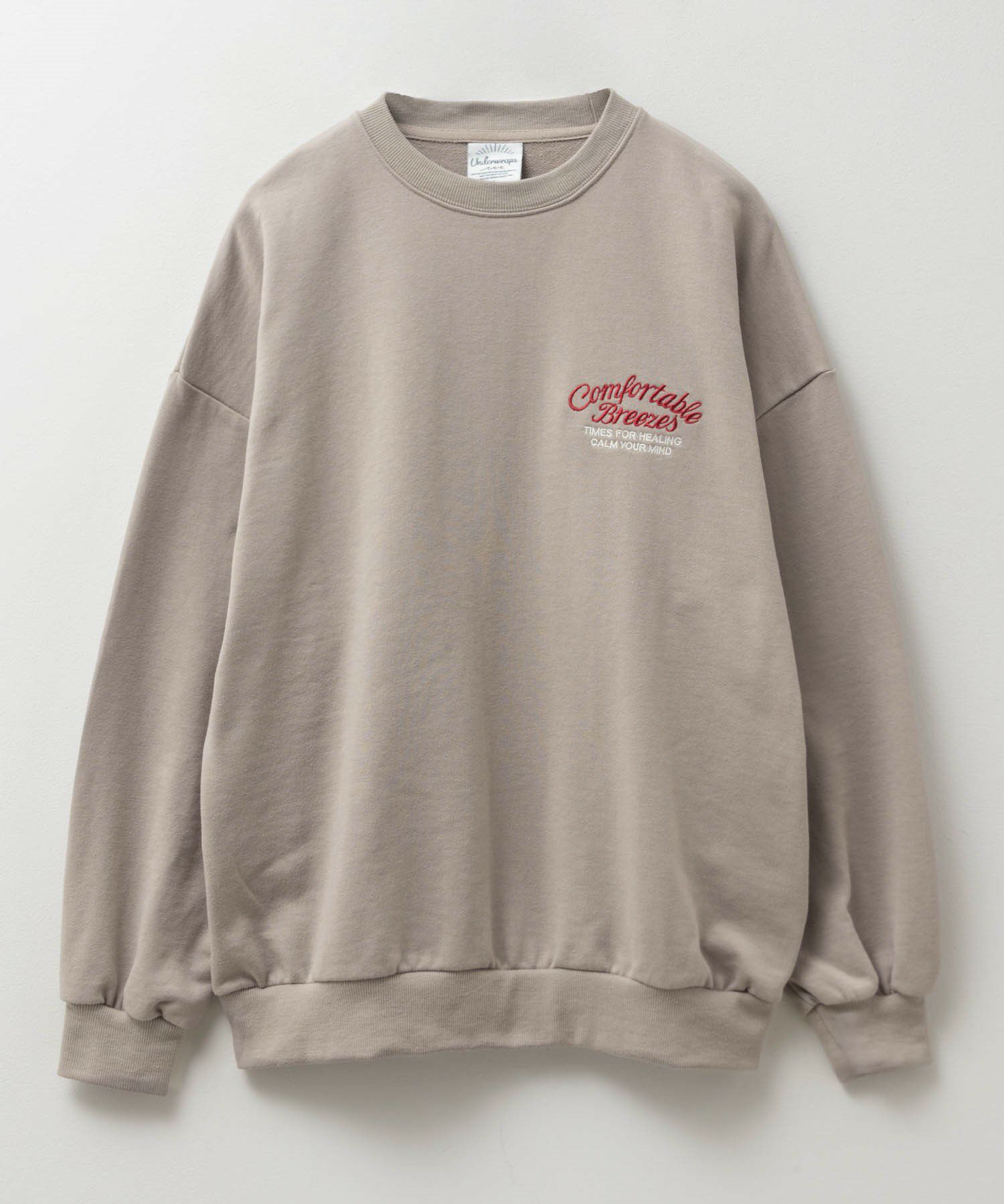 UNDERWRAPS 刺繍BIGトレーナー レディース