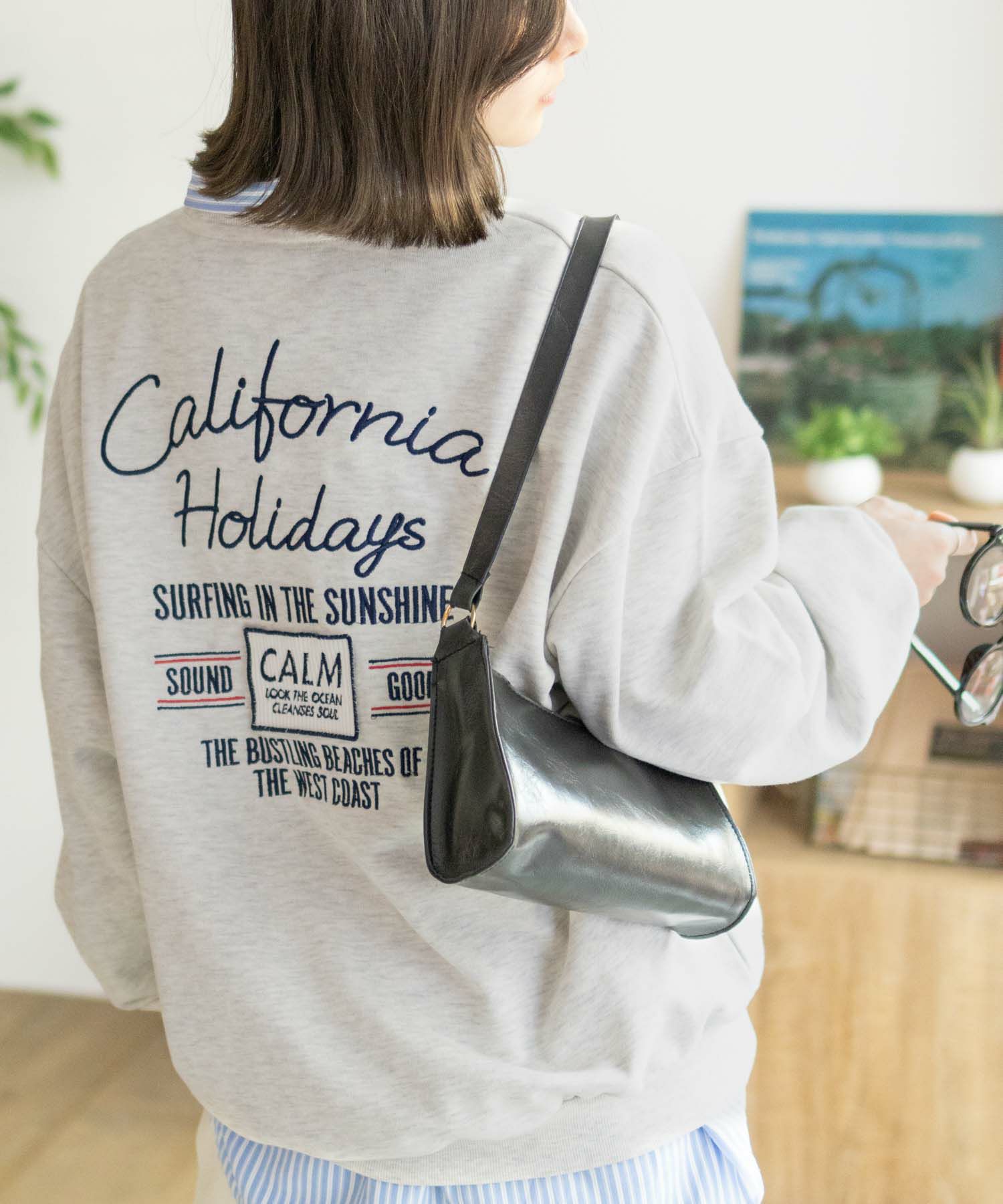 UNDERWRAPS  刺繍BIGトレーナー レディース商品画像-12