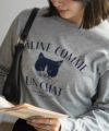 nAvy 猫プリント長袖Tシャツ レディース ネコポス 対応商品