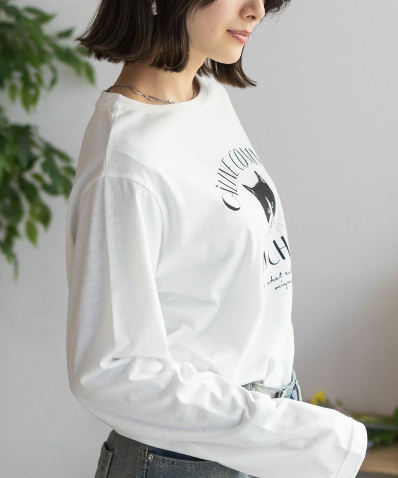 ch!iii ブラック 長袖Tシャツ ロンT