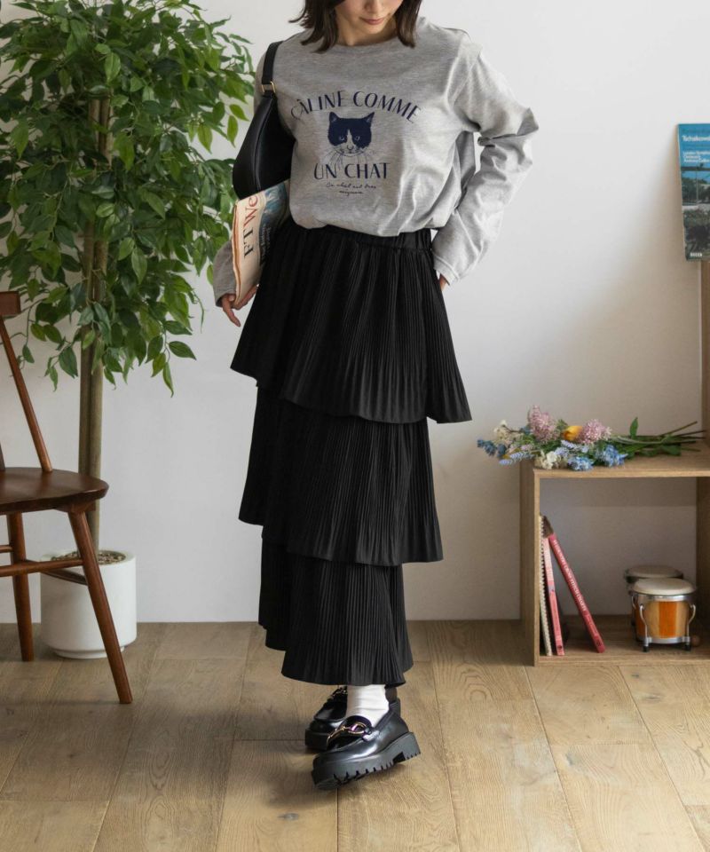 paloma—wool 猫プリント 長袖Tシャツ S paloma—wool 猫プリント 長袖Tシャツ S