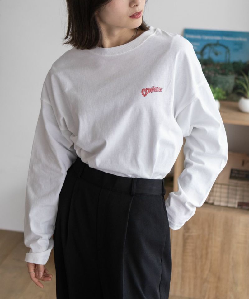 CONVERSE  天竺ピグメントライク長袖Tシャツ レディース メール便 対応商品商品画像-20