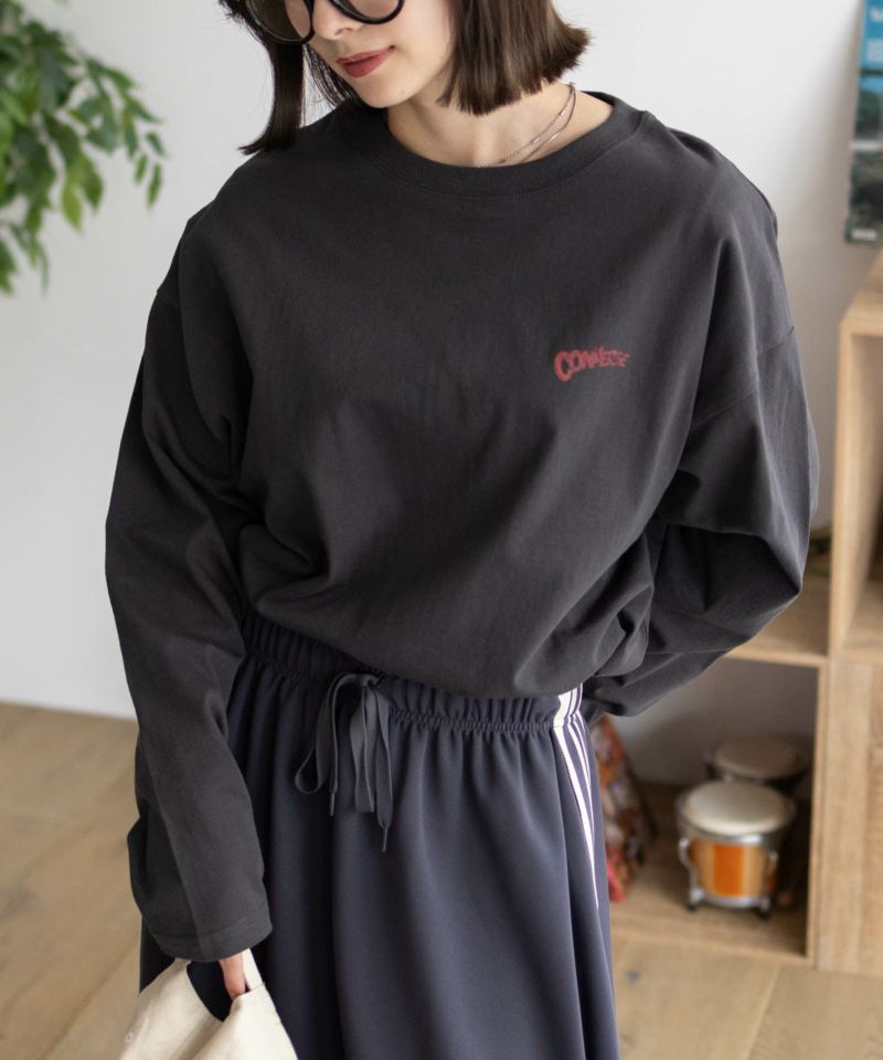 CONVERSE  天竺ピグメントライク長袖Tシャツ レディース メール便 対応商品商品画像-25