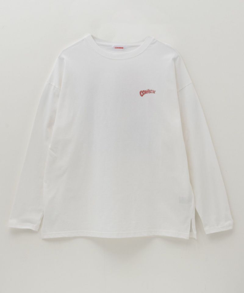 CONVERSE  天竺ピグメントライク長袖Tシャツ レディース メール便 対応商品商品画像-31