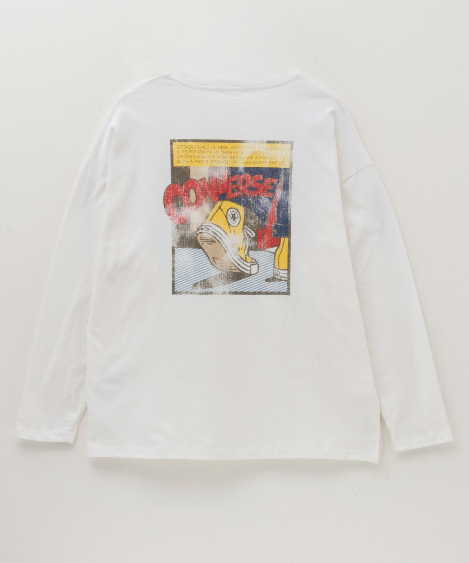 CONVERSE  天竺ピグメントライク長袖Tシャツ レディース メール便 対応商品商品サムネイル-32