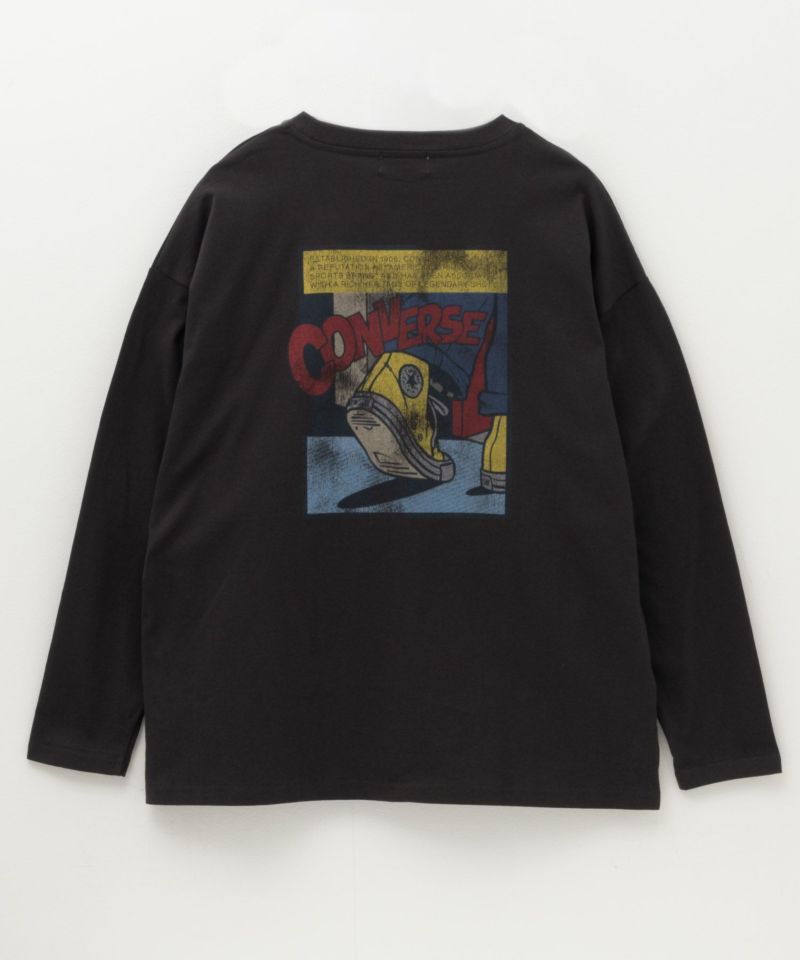 CONVERSE  天竺ピグメントライク長袖Tシャツ レディース メール便 対応商品商品画像-34