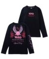 Norton ピンクフェザーローズ長袖Tシャツ メンズ