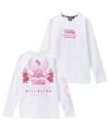 Norton ピンクフェザーローズ長袖Tシャツ メンズ