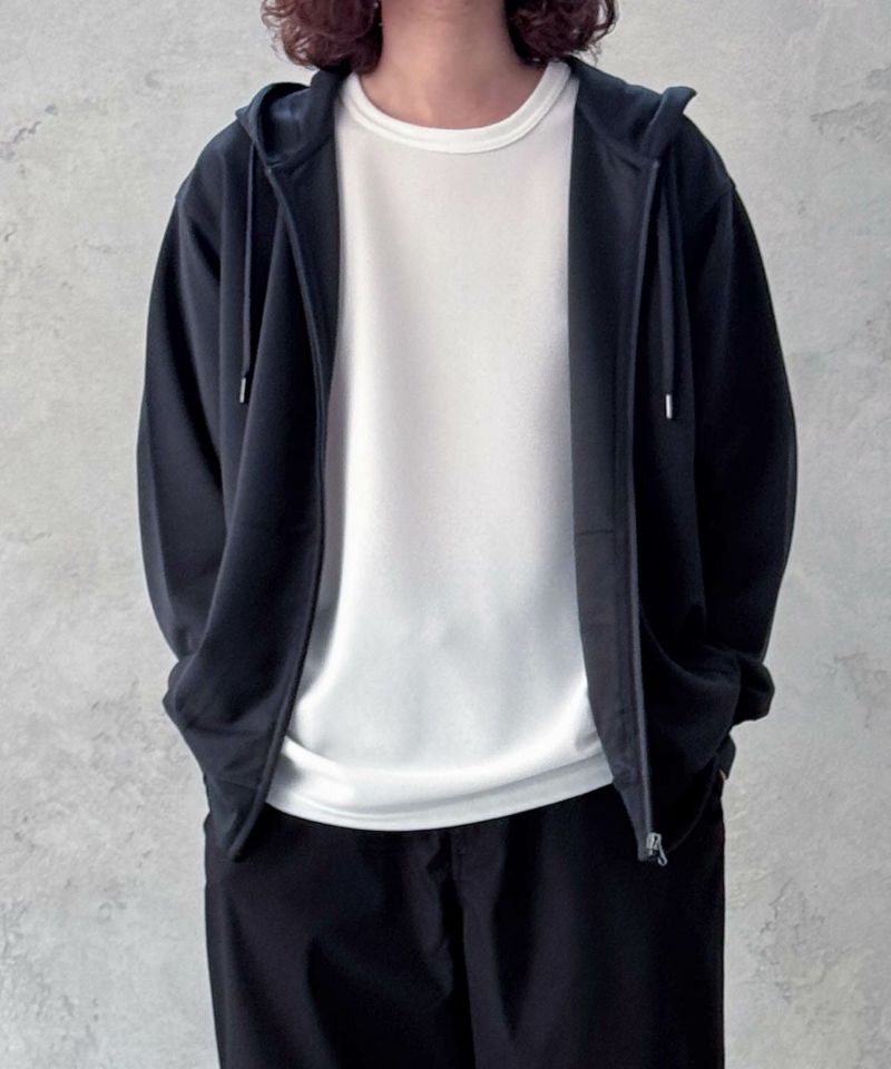 NAVY ジョーゼットZIPパーカー メンズ商品画像-8