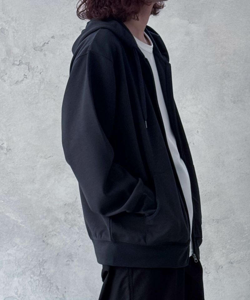 NAVY  ジョーゼットZIPパーカー メンズ商品画像-10