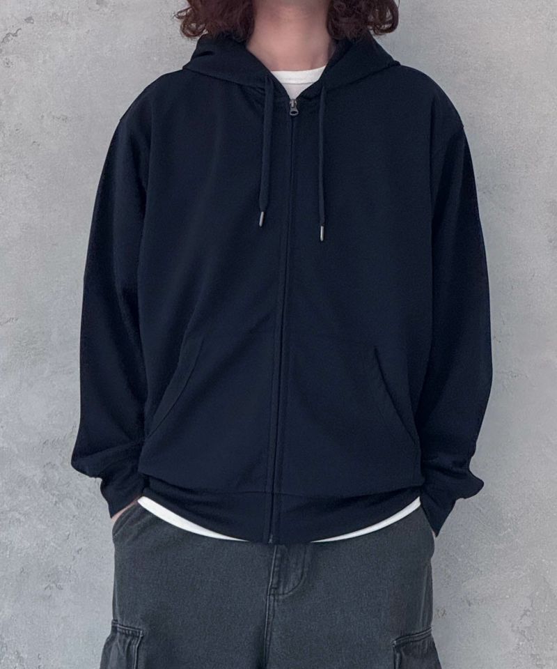 NAVY  ジョーゼットZIPパーカー メンズ商品画像-21