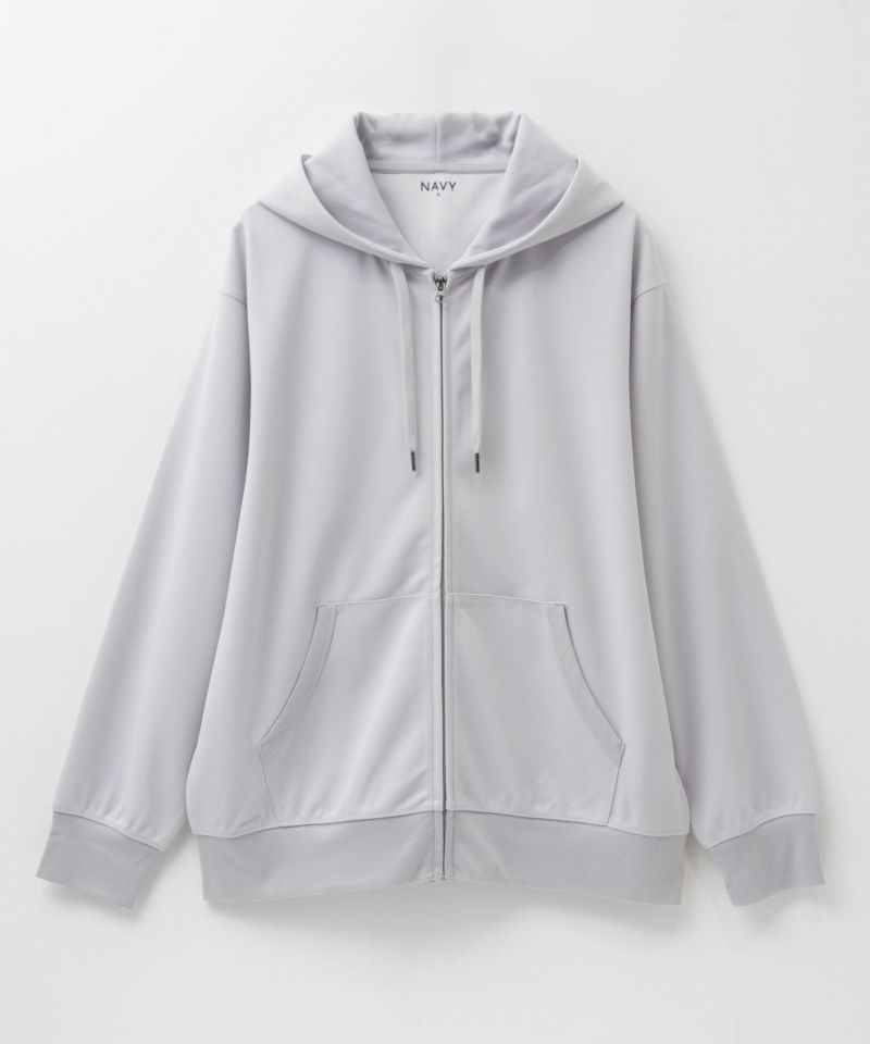 NAVY  ジョーゼットZIPパーカー メンズ商品画像-25