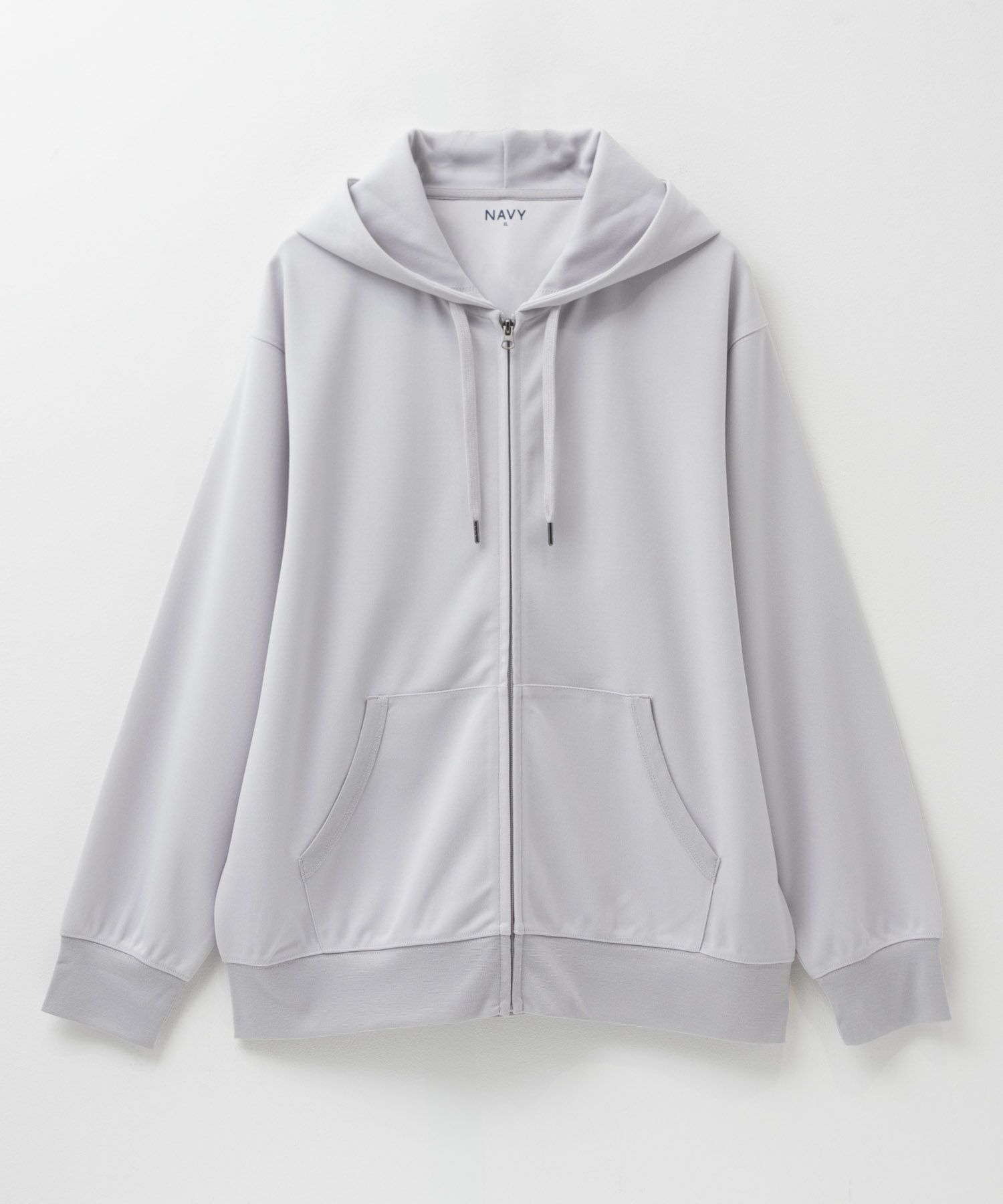 NAVY ジョーゼットZIPパーカー メンズ
