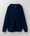 NAVY ジョーゼットZIPパーカー メンズ