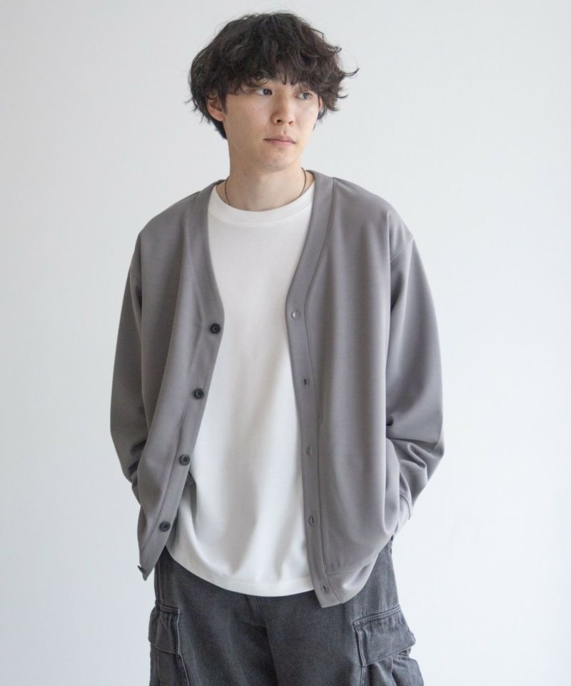 NAVY  ジョーゼットカーディガン メンズ商品画像-1