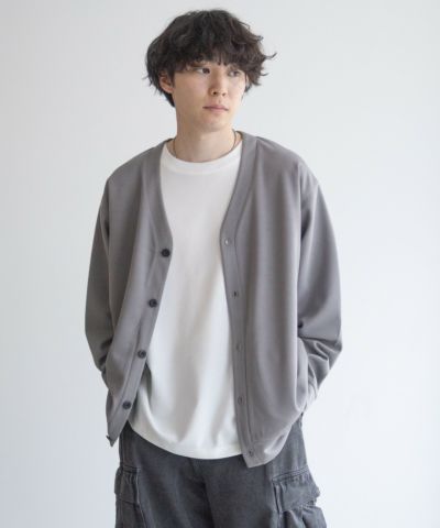 NAVY  ジョーゼットカーディガン メンズ
