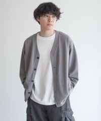 NAVY ジョーゼットカーディガン メンズ